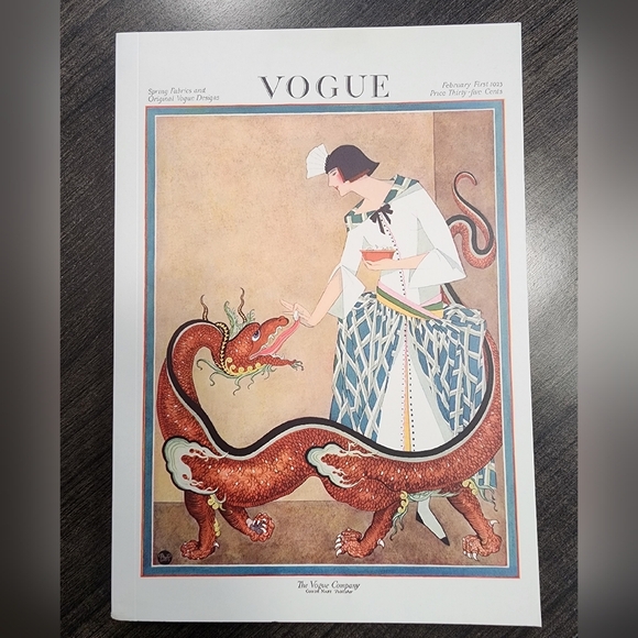 Conde Nast Publisher Vogue Asian Inspo Cover Journal Book Blank Pages Vtg Style - Picture 1 of 6